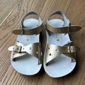 Gold Saltwater sandals